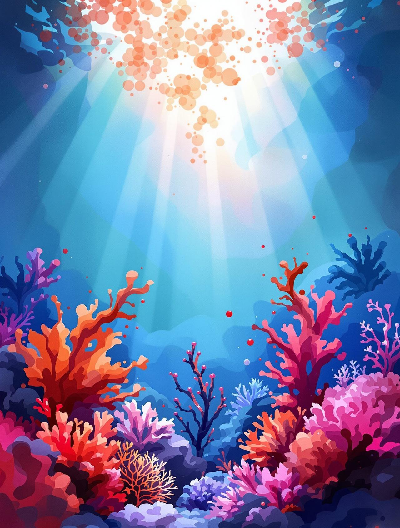 k8影院传媒作品《深海》海报，首部粒子水墨动画